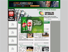Tablet Screenshot of centralsuldejornais.com.br